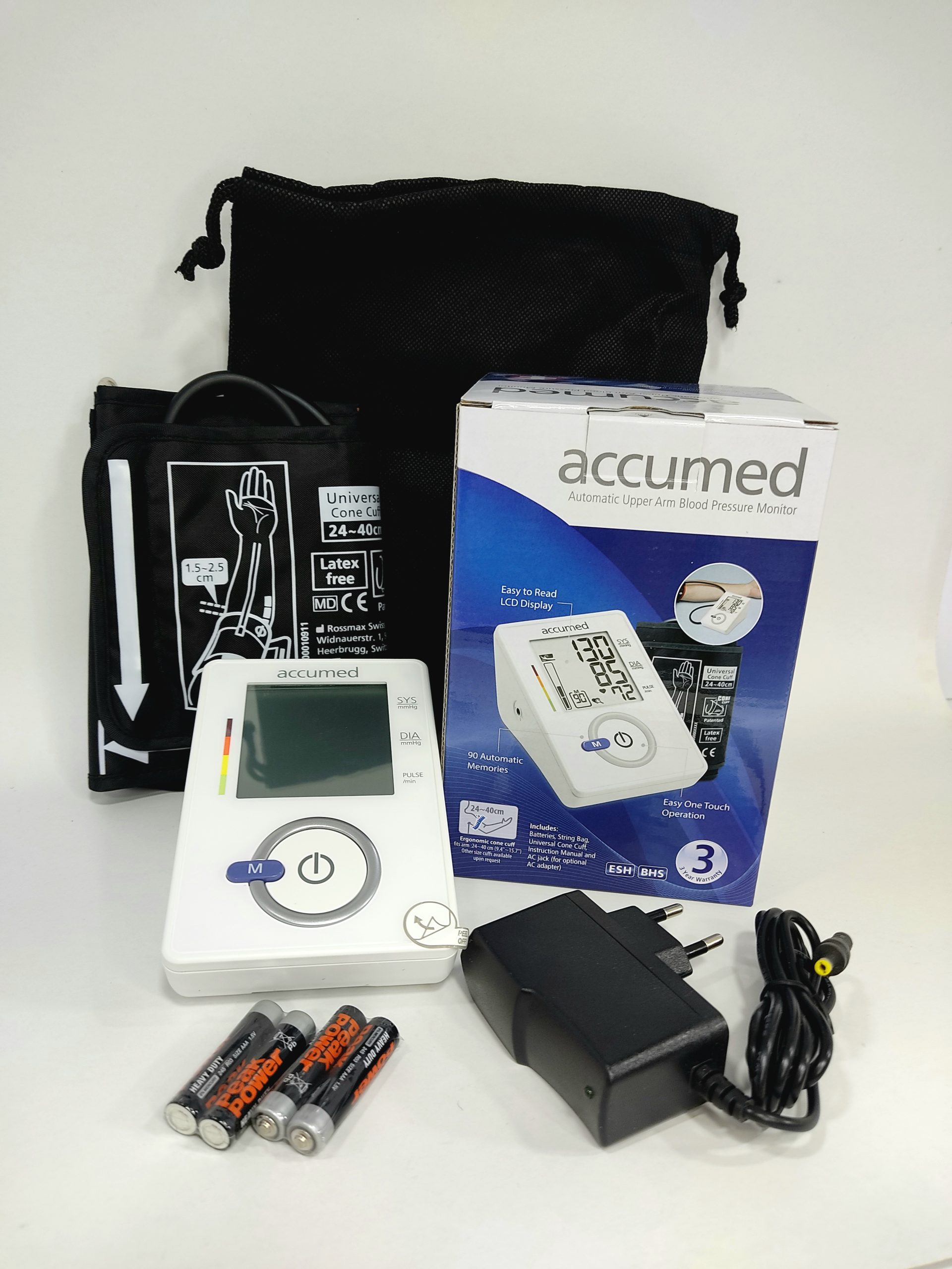 فشارسنج دیجیتال بازویی اکیومد مدل AW150f فشارسنج دیجیتال بازویی اکیومد مدل AW150f