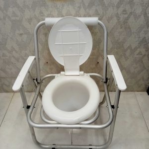 توالت فرنگی مبله تاشو آلومینیوم مکث طب